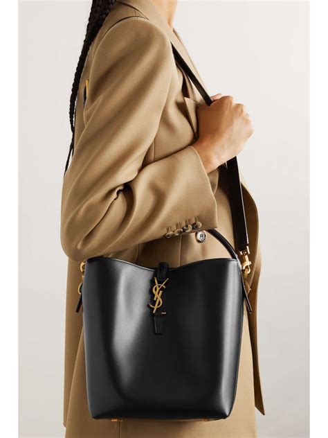 ysl straw bucket bag|YSL black evening bag.